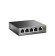 Switch TP-Link TL-SG1005P 5x GLAN, 4xPOE, 56W, kov 0