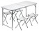 Stůl Cattara DOUBLE šedý + 4x židlička 0