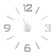 Samolepící hodiny G21 Classic Style, stříbrné 0