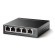 Switch TP-Link TL-SF1005LP 5x LAN, 4xPoE+, 41W, dosah 250m, kov 0