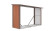 Přístřešek na dřevo G21 WOH 335 - 242 x 89 cm, hnědý 0