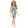 Panenka Mattel BRB Modelka - šaty s modrými a žlutými květinami 0