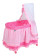 Košík pro panenky Baby Mix Nikolka světle růžový 0