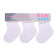 Kojenecké pruhované ponožky New Baby bílé - 3ks 56 (0-3m) 0