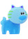 Chladící kousátko Baby Mix Kočička modré 0