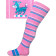 Bavlněné punčocháčky New Baby s ABS růžové zebra s pruhy 104 (3-4r) 0