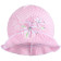 Pletený klobouček New Baby růžovo-bílý 104 (3-4r) 0