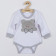 Luxusní kojenecké body s dlouhým rukávem New Baby Honey Bear s 3D aplikací 62 (3-6m) 0