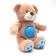 Plyšový usínáček medvídek s projektorem Baby Mix modrý 0