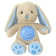 Plyšový usínáček králíček s projektorem Baby Mix modrý 0