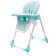 Jídelní židlička NEW BABY Minty Fox - ekokůže a vložka pro miminka 0