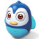Kývací hračka Baby Mix tučňák modrý 0