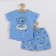Dětské letní pyžamko New Baby Dream modré 62 (3-6m) 0