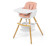 Jídelní židlička Milly Mally 2v1 Espoo růžová 0