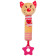 Dětská pískací plyšová hračka s kousátkem Baby Mix kočka 0