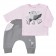 Kojenecké bavlněné tepláčky a tričko Koala Birdy růžové 56 (0-3m) 0