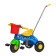 Dětská šlapací tříkolka s vodící tyčí BAYO JUNIOR modrá 0