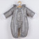 Zimní kojenecká kombinéza s kapucí a oušky New Baby Pumi grey 68 (4-6m) 0