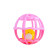 Interaktivní svítící a hrající chrastítko Balónek Baby Mix růžové 0