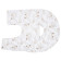 Povlak na kojící polštář ve tvaru C New Baby XL Květy bílý 0