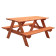 Dětské dřevěné posezení lavice a stůl NEW BABY 118 x 90 cm 0