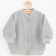 Kojenecký mušelínový kabátek New Baby Comfort clothes šedá 56 (0-3m) 0