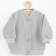 Kojenecký mušelínový kabátek New Baby Comfort clothes šedá 62 (3-6m) 0