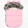 Luxusní zimní fusak s kapucí s oušky New Baby Alex Wool pink 0