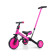 Dětská tříkolka 4v1 Milly Mally Optimus Plus s vodící tyčí pink 0