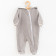 Kojenecký mušelínový overal s kapucí New Baby Comfort clothes šedá 56 (0-3m) 0