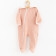 Kojenecký mušelínový overal s kapucí New Baby Comfort clothes růžová 56 (0-3m) 0