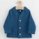 Kojenecký kabátek na knoflíky New Baby Luxury clothing Oliver modrý 56 (0-3m) 0