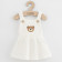 Kojenecká laclová sukýnka New Baby Luxury clothing Laura bílá 56 (0-3m) 0