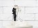 Svatební figurky ženich a nevěsta -  krémová 0