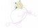 Svatební vývazky květ krémovo/zelený 0