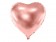 Foliový balónek srdce, růžové zlato 61 cm 0