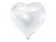 Foliový balónek srdce, bílý 61 cm 0