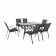 Verona 6+ sestava nábytku z kovu (6x židle + 1x stůl) 0