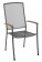MWH Masao stohovatelná židle z tahokovu 66,5 x 57,5 x 101 cm 0