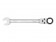 Fortum 4720219 klíč ráčnový očkoplochý s kloubem, 19 mm 0