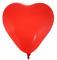 Balónky srdce červené 8ks 0