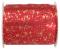 Metalická červená stuha - Hvězdy, 10 mm x 25 m 0