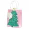 Vánoční dárková taška stromek 14 x 20,5 x 8 cm 0