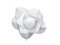 Květ decor, bílý, 11cm 0